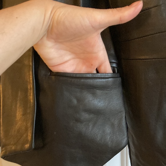 LIKE BRAND NEW 100%Leather Jacket REBECCA MINKOFF - Picture 4 of 8